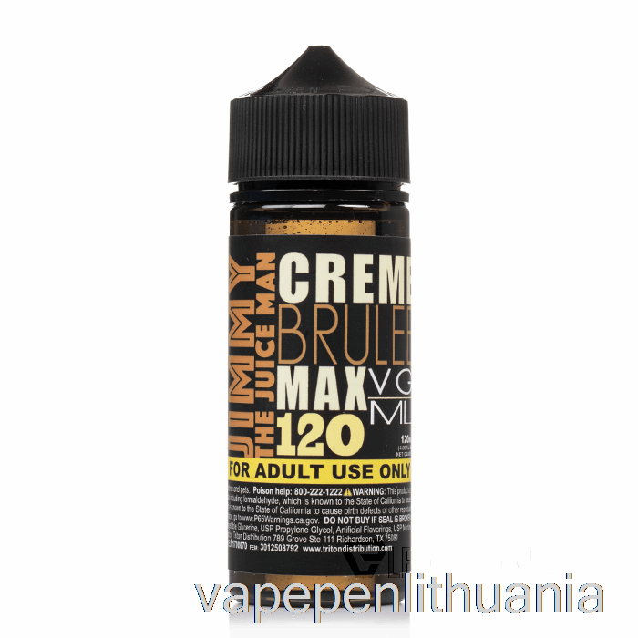 Creme Brulee - Jimmy The Juiceman - 120ml 6mg Vape Skystis